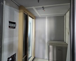 신흥동 신축 오피스텔 도배작업